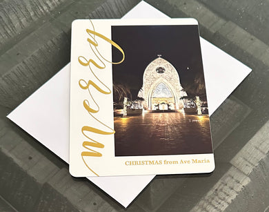 Christmas Card ~ Ave Maria (white background)