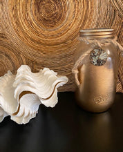 Load image into Gallery viewer, Tissue Holder…Gold Leaf (Ball Mason Jar)