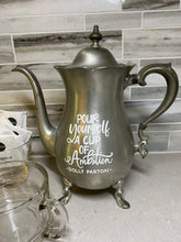 Load image into Gallery viewer, Tea Pot with Dolly Parton Quote