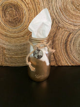 Load image into Gallery viewer, Tissue Holder…Gold Leaf (Ball Mason Jar)